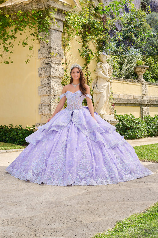 AMARRA Style 54202 3D Floral Embellished Quinceanera Gown