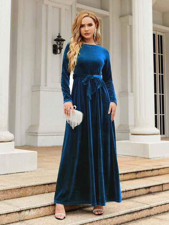 tie front dress long sleeve Bardot Alix Maxi Tie Front Dress Burgundy